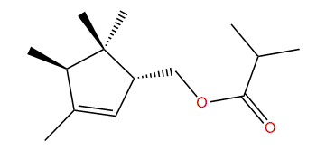 (R,R)-trans-(3,4,5,5-Tetramethylcyclopent-2-en-1-yl)-methyl 2-methylpropanoate